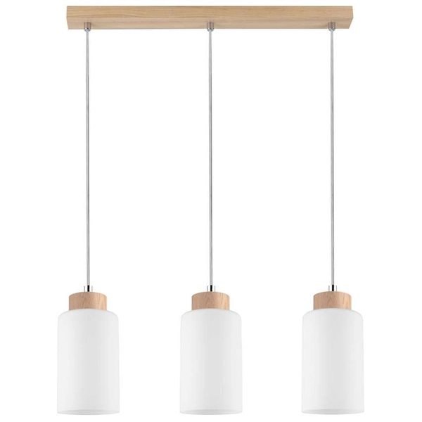 Wisząca lampa skandynawska BOSCO 1720374 szklana tuby białe