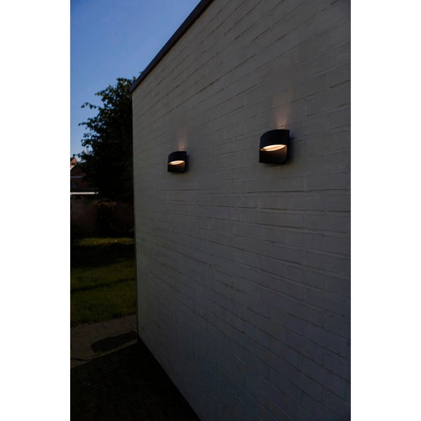 Ścienna lampa na taras LOTUS 5193201012 LED 8,5W 3000K góra-dół IP54 czarna