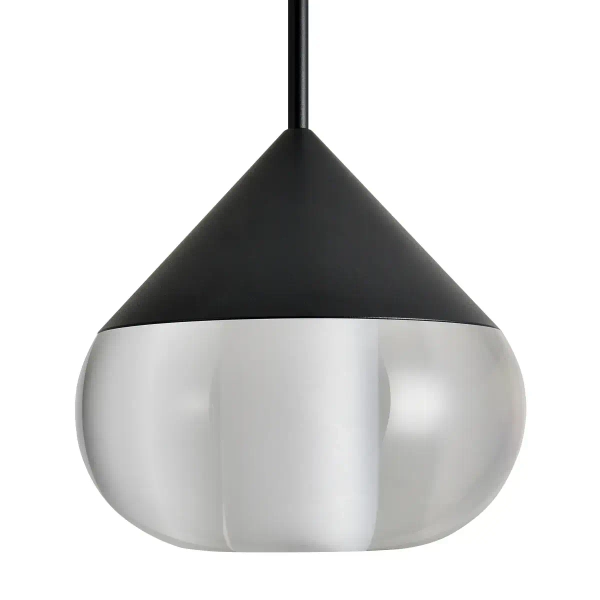 Wisząca lampa LED Suza PL0103-BK Yaskr LED 6W 3000K IP44 czarna