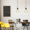 LAMPA wisząca RAMSEY 4649 Rabalux metalowa OPRAWA loftowa klatka ZWIS na kablu czarny