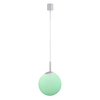 Pojedyncza lampa wisząca BOLO 22072-55 Just Light kula RGB srebrny