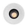 Zestaw minimalistyczny wpust i pierścień Galexo H0106 + RH0106/H0107 WHITE Maxlight LED 7W 3000K biały