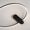 Lampa sufitowa COMARAPA LE44673 LED 30W 3000K ring do salonu czarna