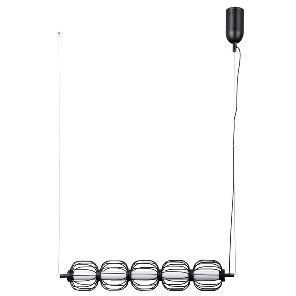 Metalowa lampa wisząca Pedro PND-34405-5-BK LED 100W 3000K czarny