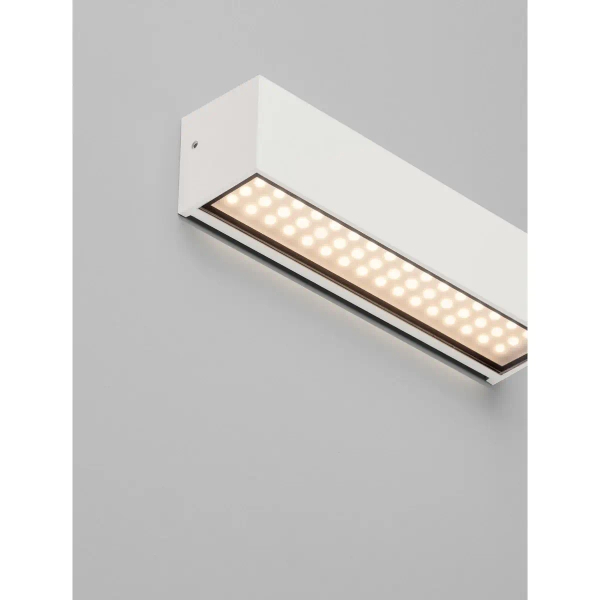 Matowy ścienny kinkiet RAVEZCO LE75200 LED 8W 3000K IP65 biała