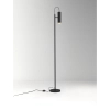 Podłogowa lampa TORVILA LE45624 regulowana tuba czarny złoty