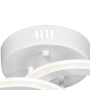 Okrągły plafon LED W7106-2S WT ledowe pierścienie 36W 3000K białe