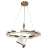 Ringowy żyrandol Marissa LP-2515/1P GD LED 66W CCT motyl złoty