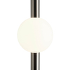 Metalowa lampa wisząca O-Line ST-1689S-BK LED 5W 3000K tuba kula czarna