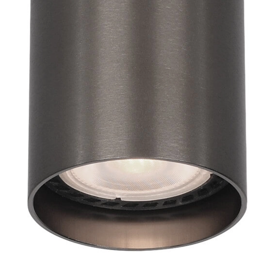 Sypialniana lampa sufitowa Lopus CLN-48930-S-BRO Italux tubka brązowa