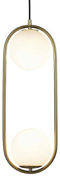 Kulista lampa wisząca Aurelia Twin MSE010100303 złota