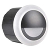 Podtynkowa LAMPA schodowa Q4 LED 313706 Polux metalowa OPRAWA okrągła LED 3W 4000K wpuszczana IP44 grafitowa