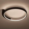 Pierścieniowa sufitowa lampa Luna ML1843 LED 18W 4000K ring czarny
