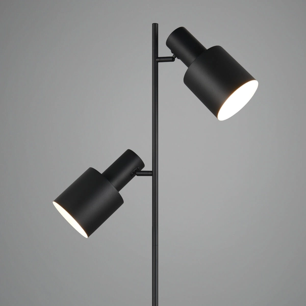 Podłogowa lampa Agudo 419400232 Trio reflektorki metalowa czarna