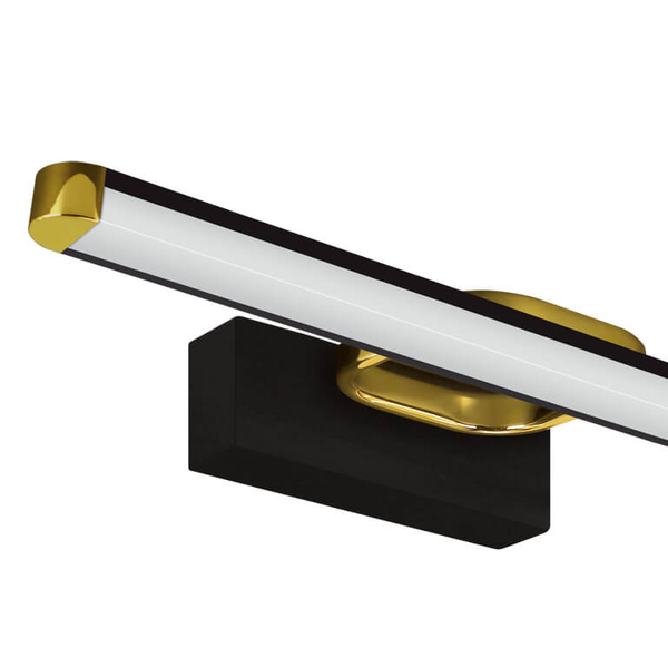 Ścienna lampa Prymus 3847 Ideus LED 7W 4100K nad lustro IP44 czarna złota