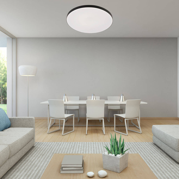 Okrągła lamp sufitowa Babilon LP-335/1C M 4BK Light Prestige LED 24W 4000K biała