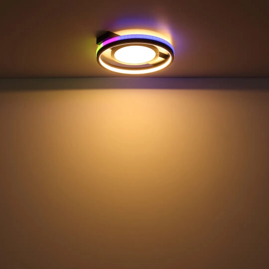 Plafon okrągły Gisell 41393-40 LED 40W 3000-6500K ściemniacz czarny