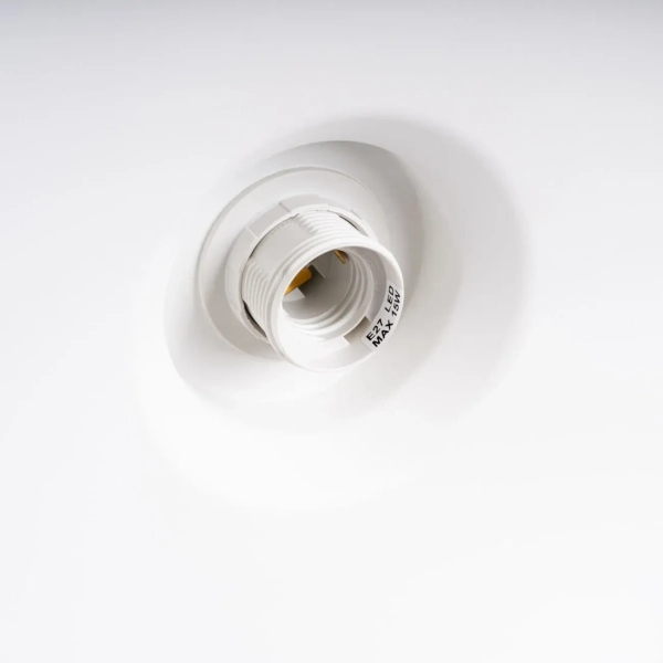 Owalna lampa wisząca BILO SL.1702 biała metalowa 1xE27