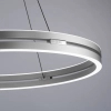 Lampa wisząca PUREE-LOOP srebrna pierścieniowa LED 53W 2700-5000K ring zmienna barwa 2551-95