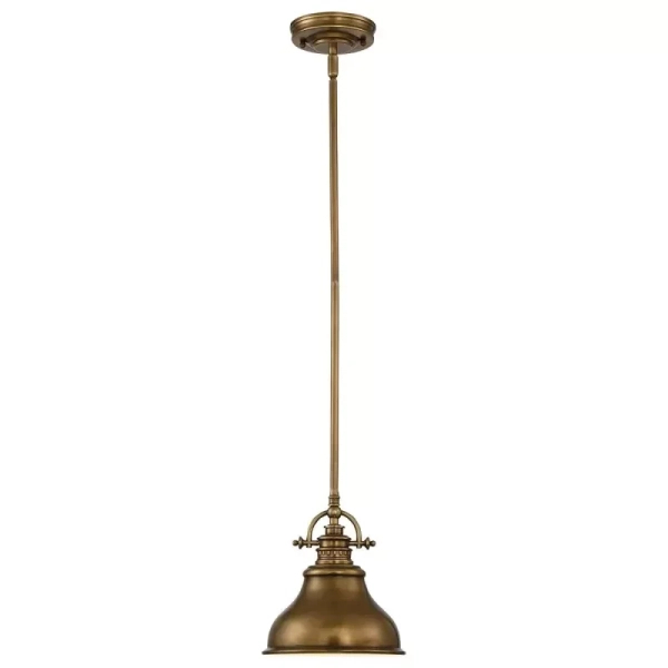 Retro lampa wisząca QZ-EMERY-P-S-WS do kuchni mosiądz