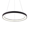 Lampa wisząca Vico PND-53675-048RPC-BK-3KS4K Italux LED 38W 3000-4000K ring czarna