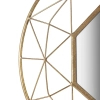 Geometryczne lustro na ścianę Andromeda 5055999201278 złoty