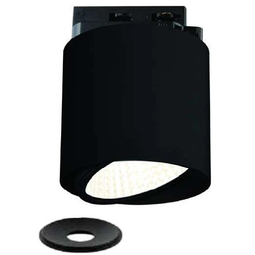 LAMPA sufitowa Neo Nero Mobile Track+UFO NR Orlicki Design metalowa OPRAWA do systemu szynowego 1-fazowego czarna
