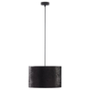Lampa biurowa wisząca abażurowa Tercino 6192 TK Lighting z tkaniny czarna