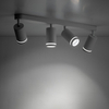 Lampa sufitowa Jet 6917 sopel potrójna do kuchni metalowa biała