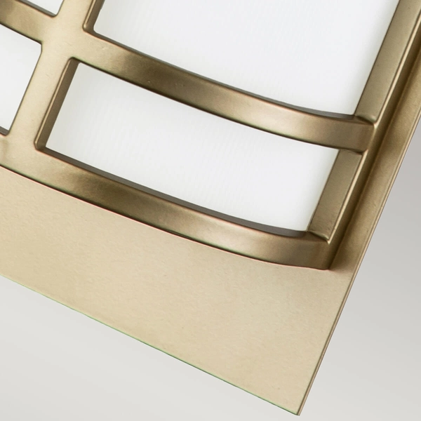 Szklana lampa na ściane Fusion FE-FUSION2-PNBR Feiss tuba mosiądz