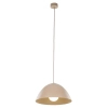 Klasyczna lampa wisząca Faro 10657 do salonu metalowy beżowy