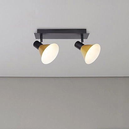 Kuchenna lampa sufitowa Alvaro 3158 regulowana nad stół czarna złota