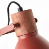 Regulowana lampa stołowa Erena 94555/01 metalowa czerwona