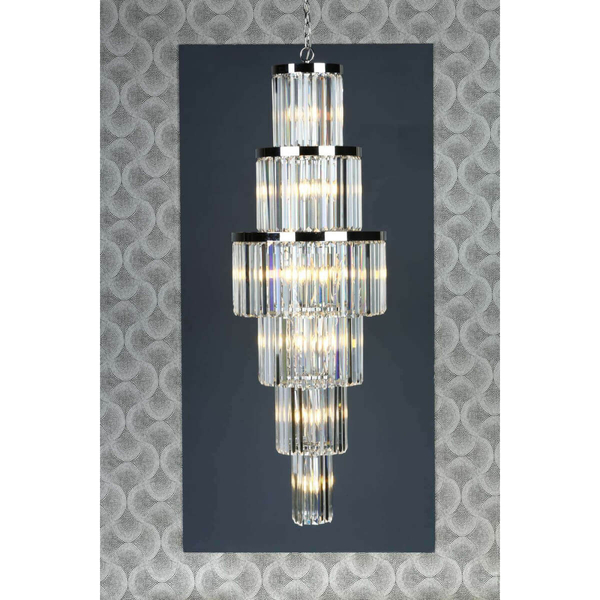 Żyrandol z kryształkami Angel ANG3308 Dar Lighting przezroczysta chrom