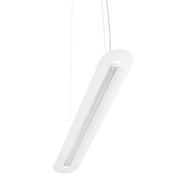 Podłużna lampa wisząca Senkei SNB611P2 LED 24W 3000K listwa biała