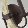 Ścienna lampa do salonu Middlefield HK-MIDDLEFIELD2 rustykalna czarna