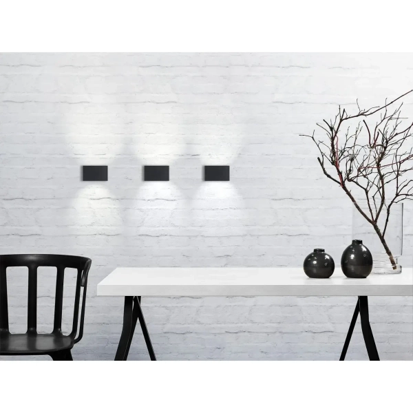 Kinkiet naścienny do ogrodu Nene 872723 LED 10,5W 3000K IP54 czarny