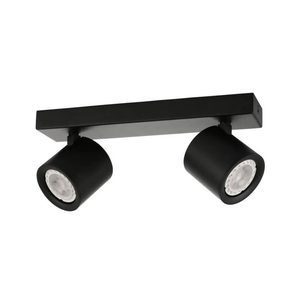 Kierunkowa lampa sufitowa Karlota reflektorki czarne