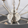 Żyrandol z abażurem Highclere 94415 Endon regulacja długości szary nikiel