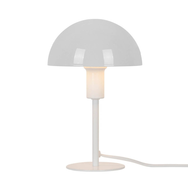 Stojąca lampka stołowa Ellen 2213745001 grzybek biały