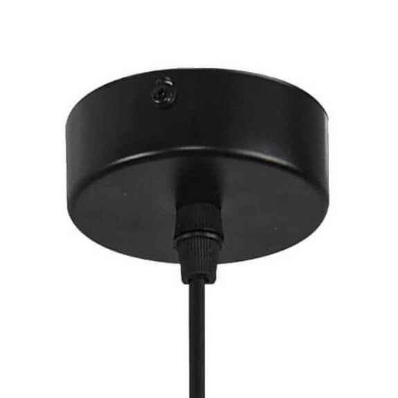 LAMPA wisząca SOLIN LP-181/1P BK Light Prestige metalowa OPRAWA zwis czarny