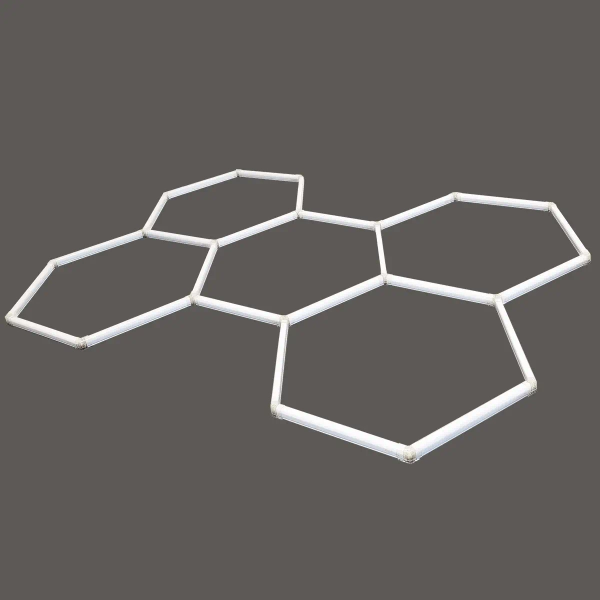 Nowoczesna lampa sufitowa Geometric LP-0209/5C 4K LED 4000K IP44 biały