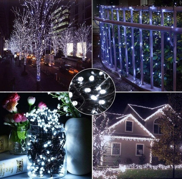 Łańcuch z lampkami oświetlenie wewnętrzne 500 LED 38m zimne