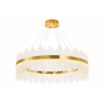 Lampa wisząca kryształowa HESTIA złota ST-4999-100 1xLED 60W 3000K nad stół
