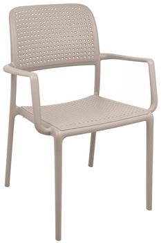 Krzesło SPARK KH010100324 z podłokietnikami brązowe