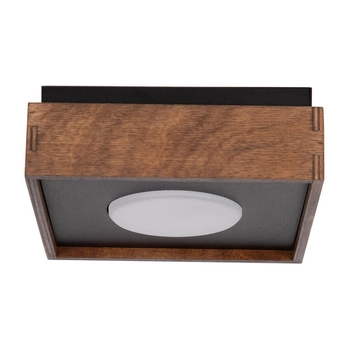 Plafon Dalia 41000 Sigma kwadratowa do jadalni brązowy czarny