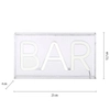 Stojąca lampa NEON-BAR 85026-16 Just Light LED 7,5W napis biały