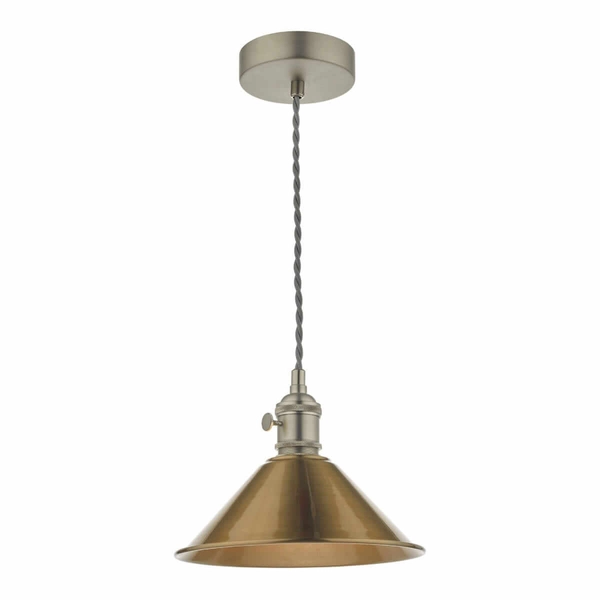 Lampa wisząca do kuchni Hadano HAD0161-01 Dar Lighting antyczny chrom brąz
