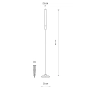 Ogrodowa lampa stojąca ZOLA LED 11544 LED 3W 3000K czarna