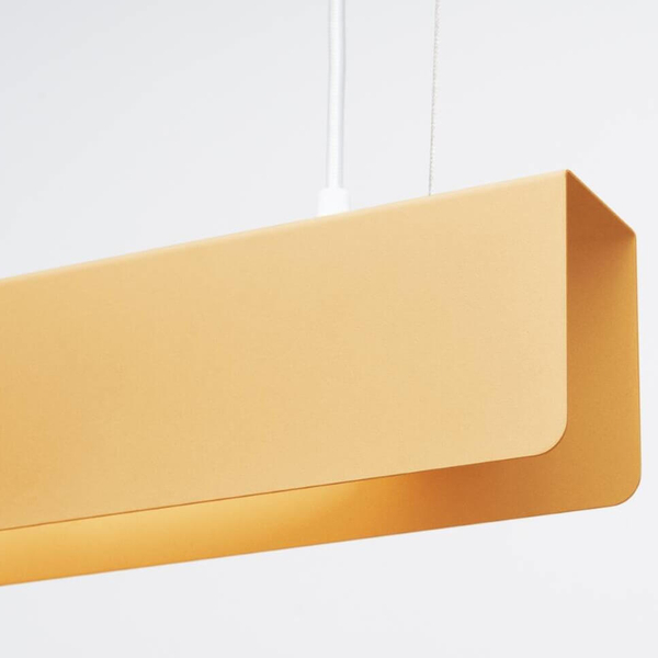 Lampa zwis nad wyspę Spark SL.1396 prostokątna do jadalni złota
